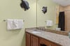 Private guest onsuite, with plenty of counter space and vanity seating.