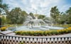 The famous Fountain at Forsyth Park is just one block South.