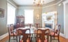 Seating for six in this elegant dining room.