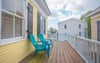 Deck off of the first queen bedroom.