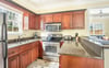 Enjoy stainless steel appliances and granite countertops.