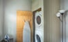 Also located in the twin bedroom, you will find a stackable washer and dryer.