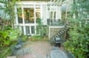 Aerial view of the large courtyard shared by both main and garden level guests.