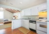 An abundance of counter space to prepare a meal.