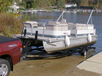 pontoon boat trailer