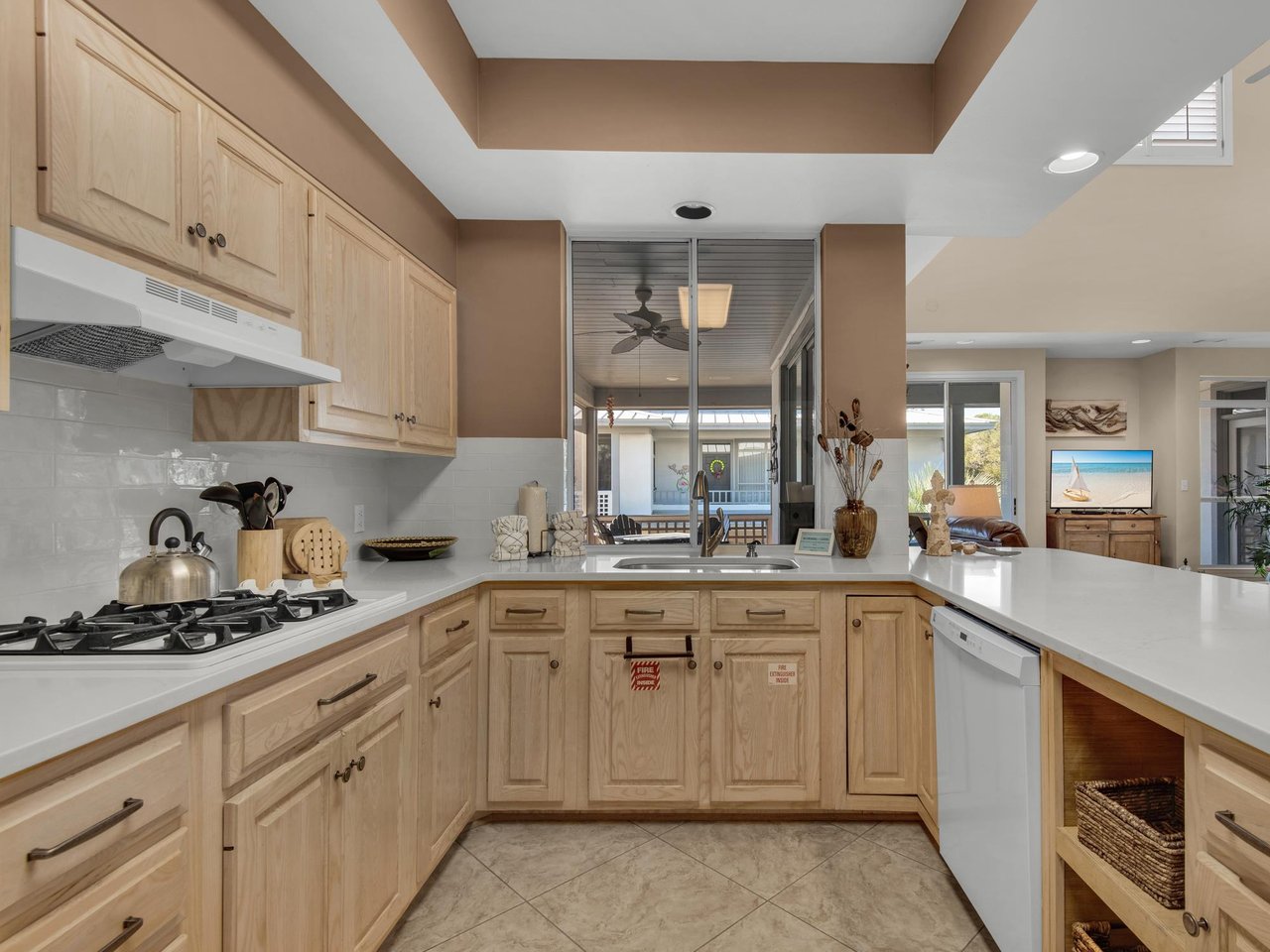 Pass Thru Window from Kitchen to Screened Porch