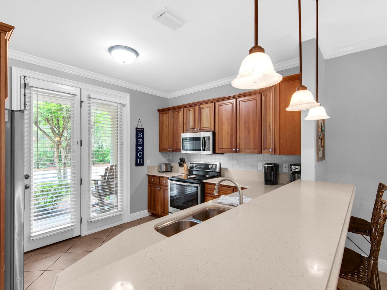 Kitchen Provides Plenty of Counter Space