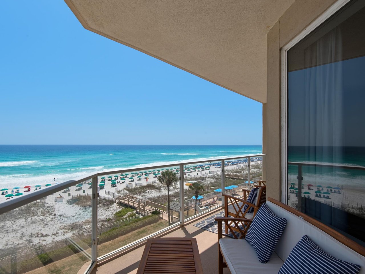 Oversize Balcony off Living Area and Master Bedroom