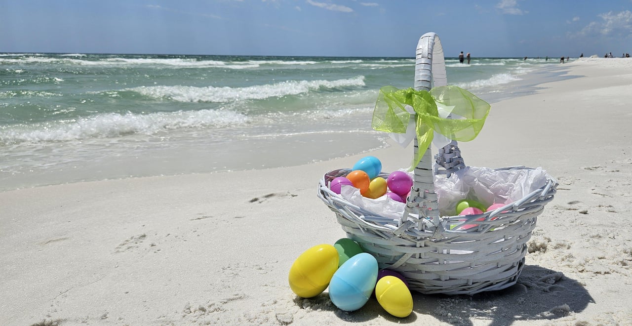Easter at the beach in Destin Easter at the beach in Destin