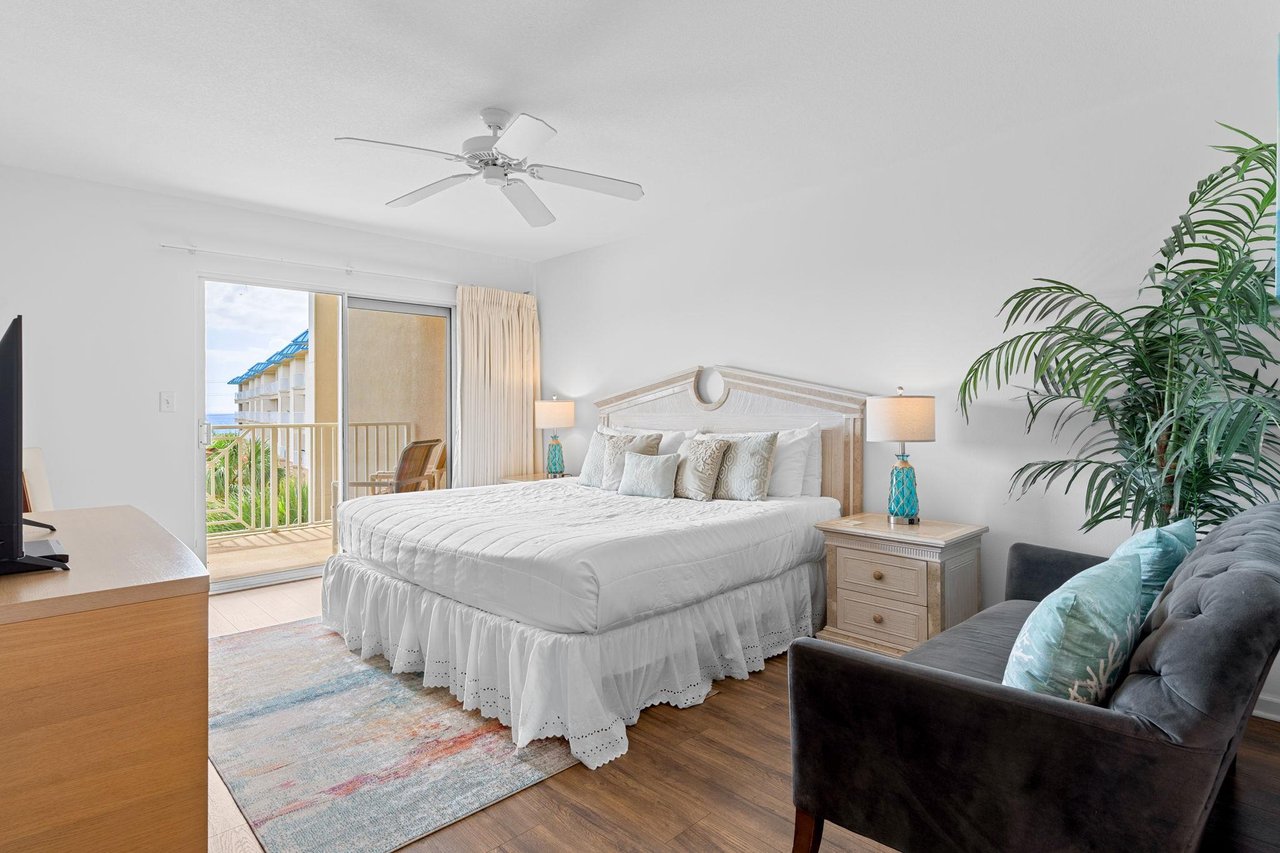 Primary Bedroom with Private Balcony