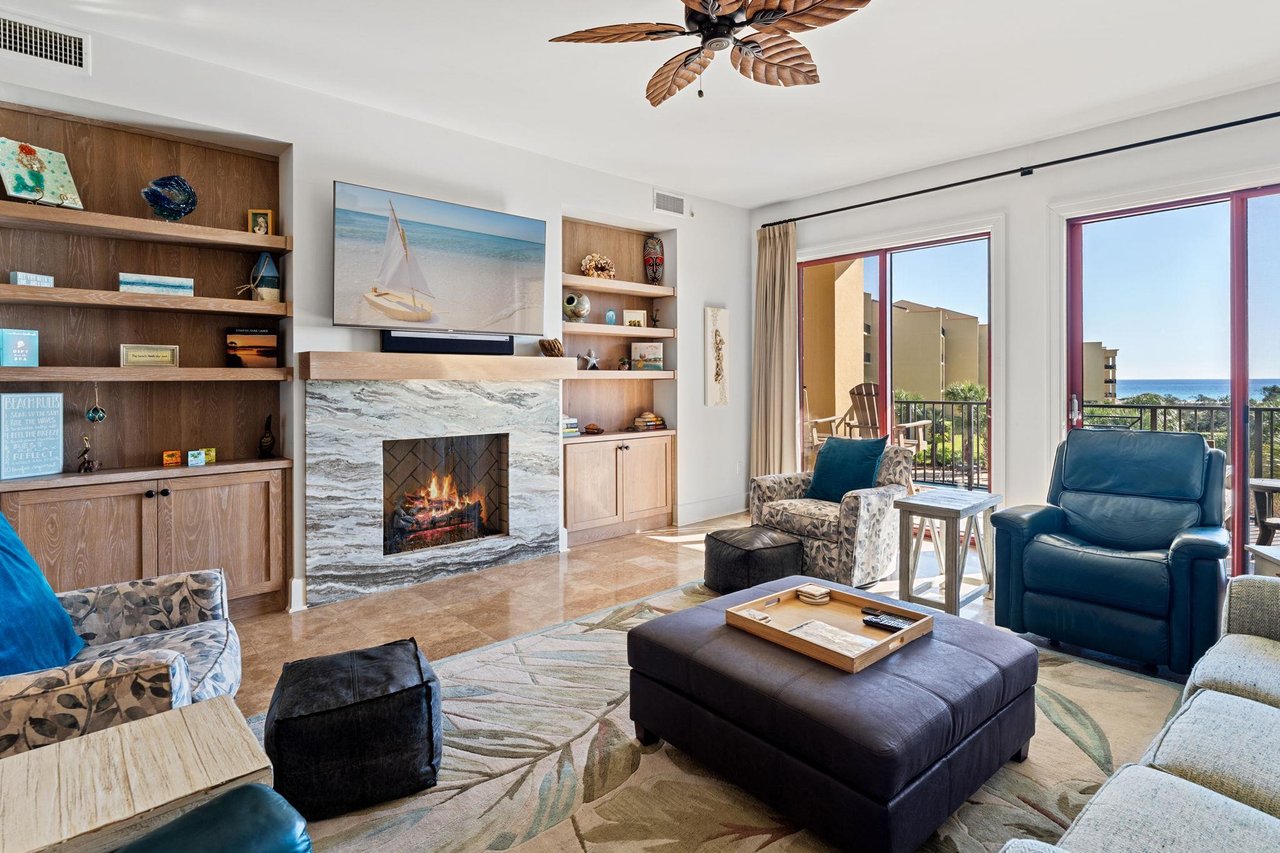 Beautifully Decorated Living Area