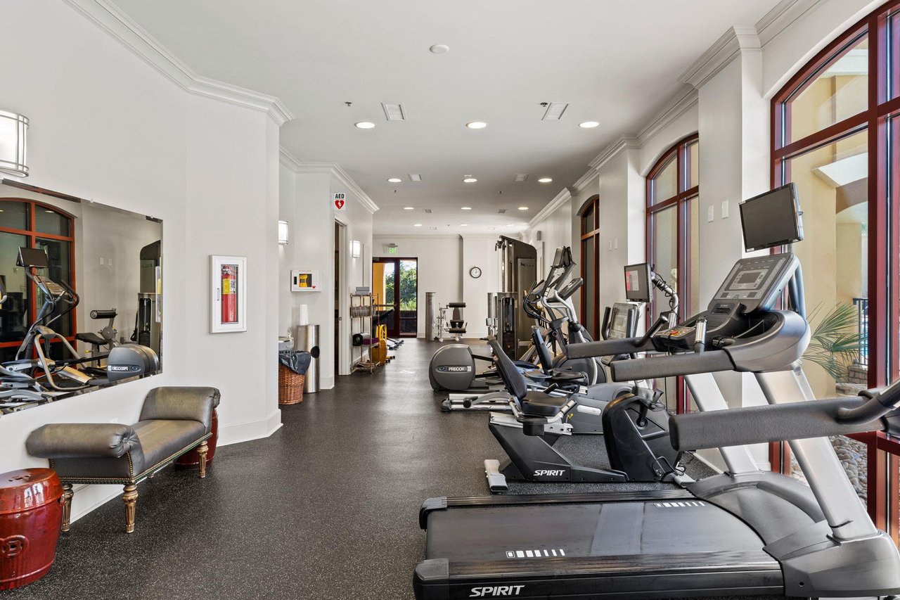 2191168 A Gym With Exercise Equipment