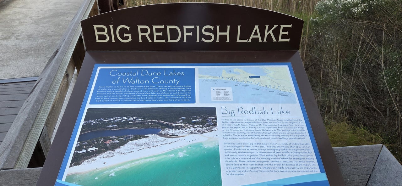 Big Redfish Lake Sign 2