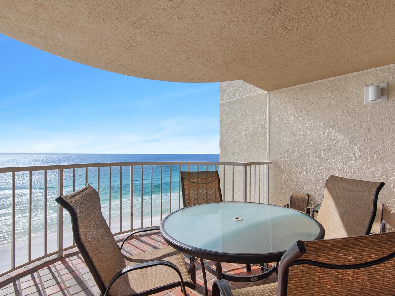 Private balcony with gulf view