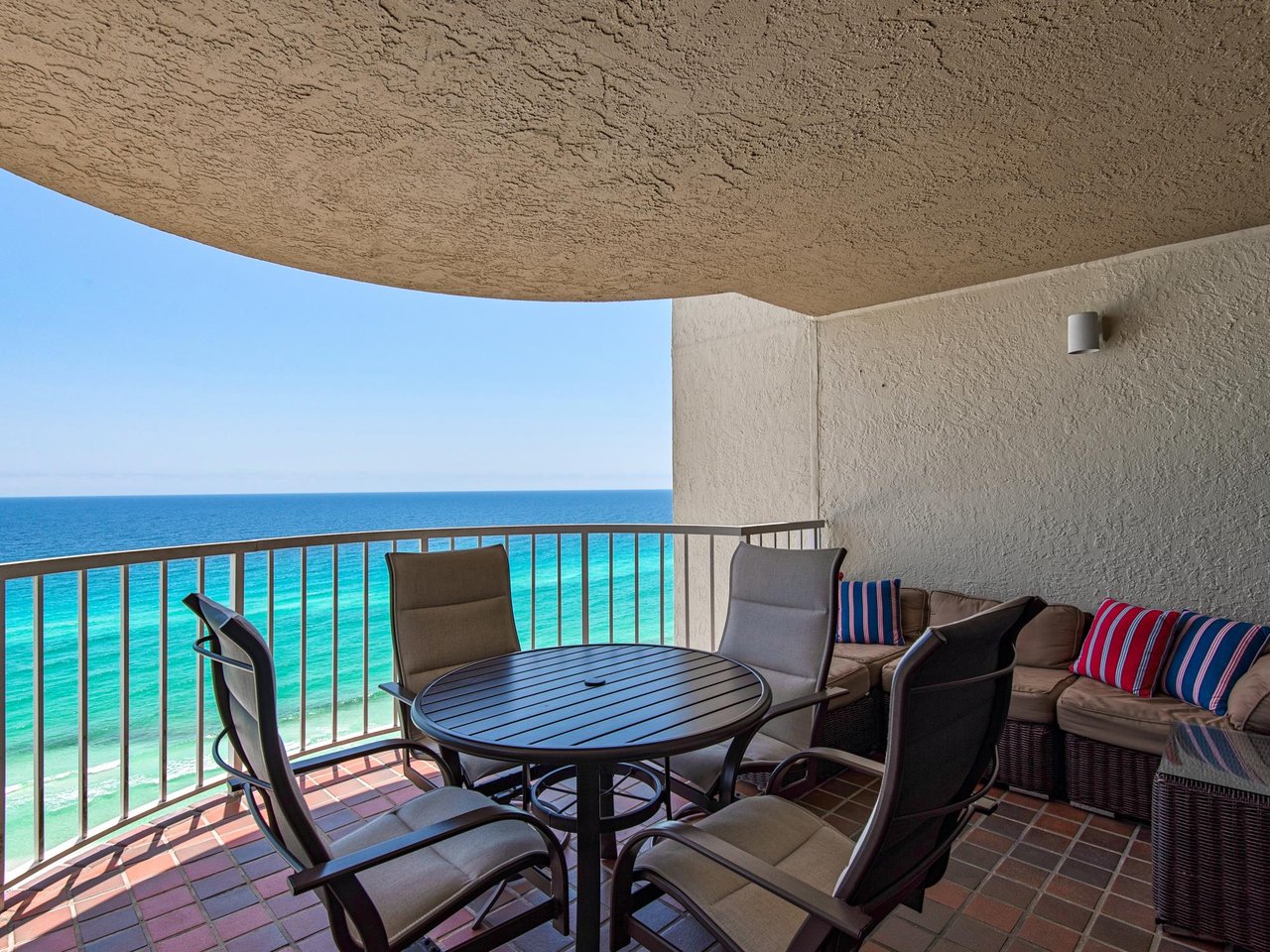 Private Balcony with Gulf Views