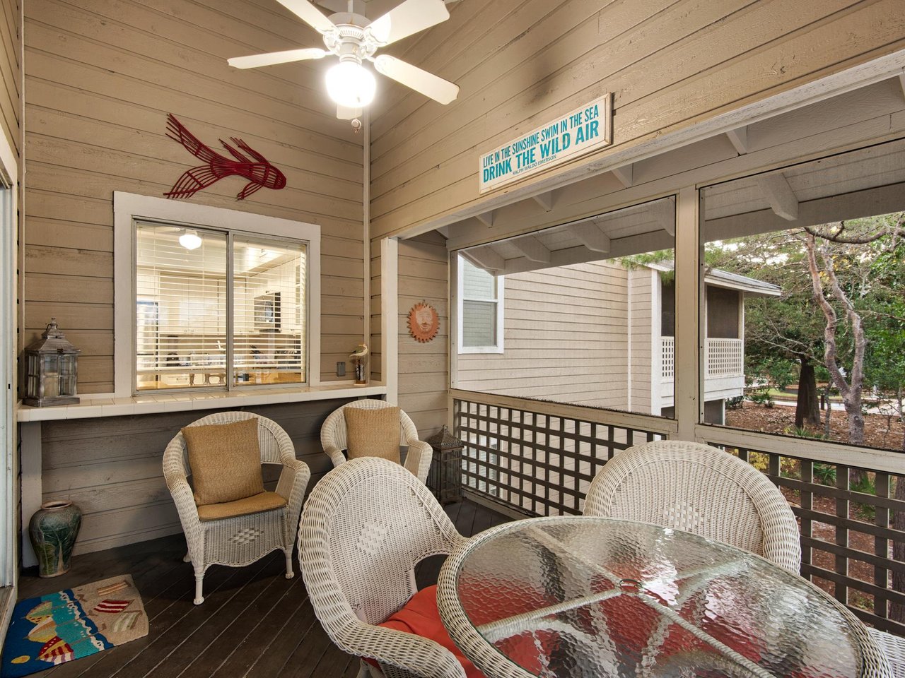 Private Screened Porch