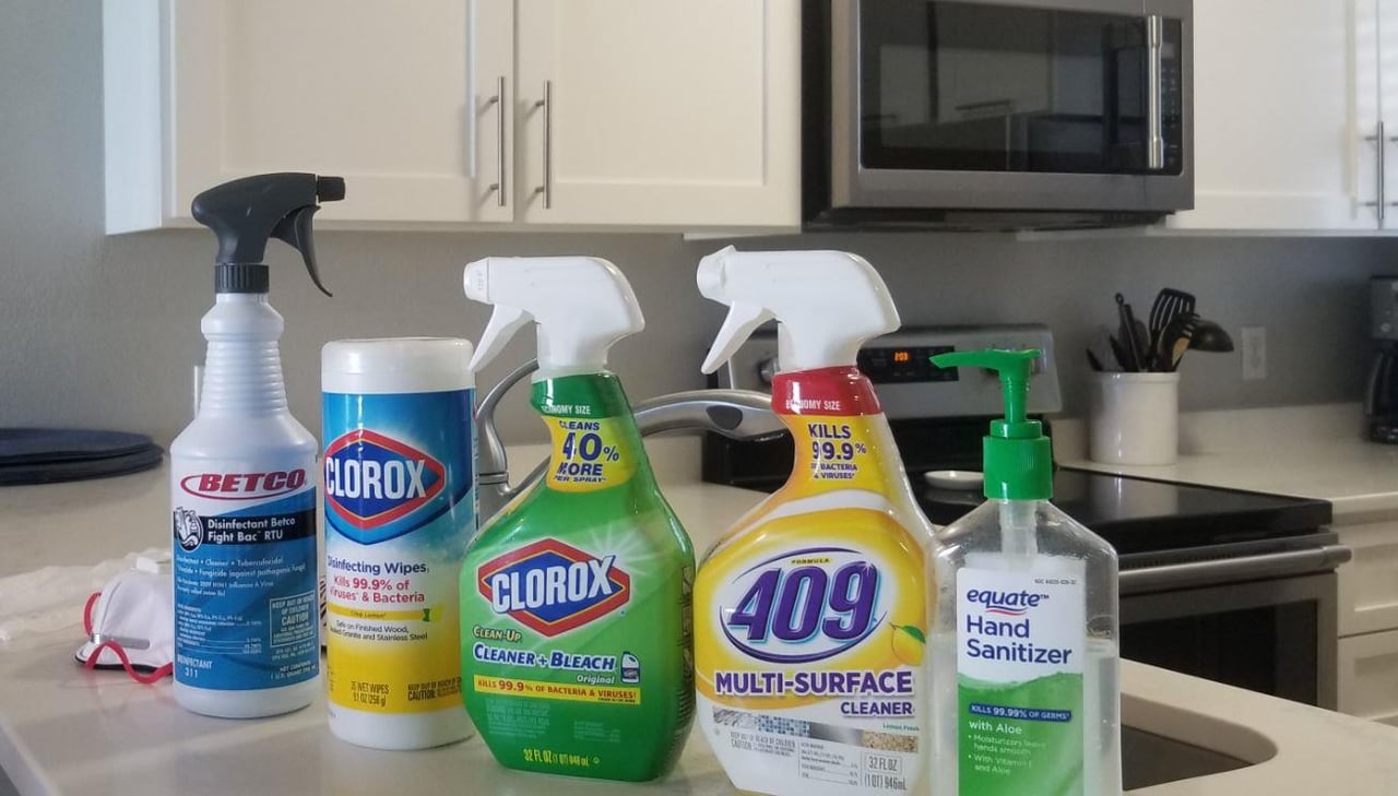 COVID19 Cleaning Agents