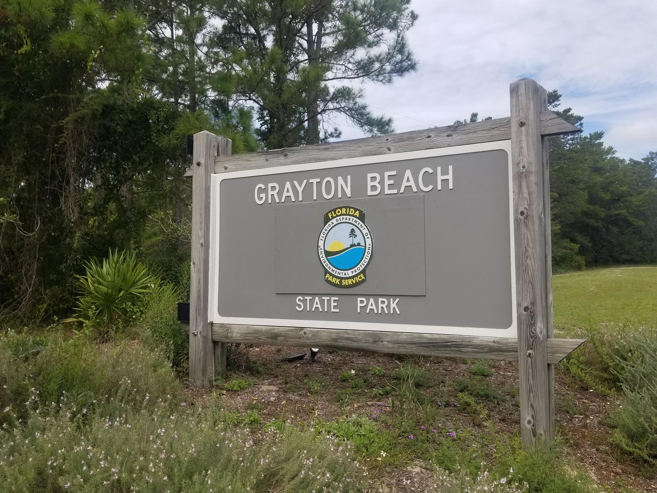 Grayton Beach State Park sign