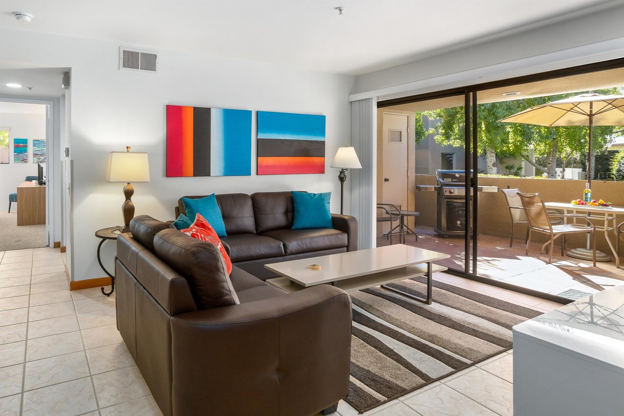 Comfortable living room seating