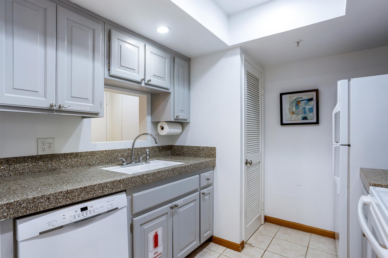 Space for cooking a meal the kitchen