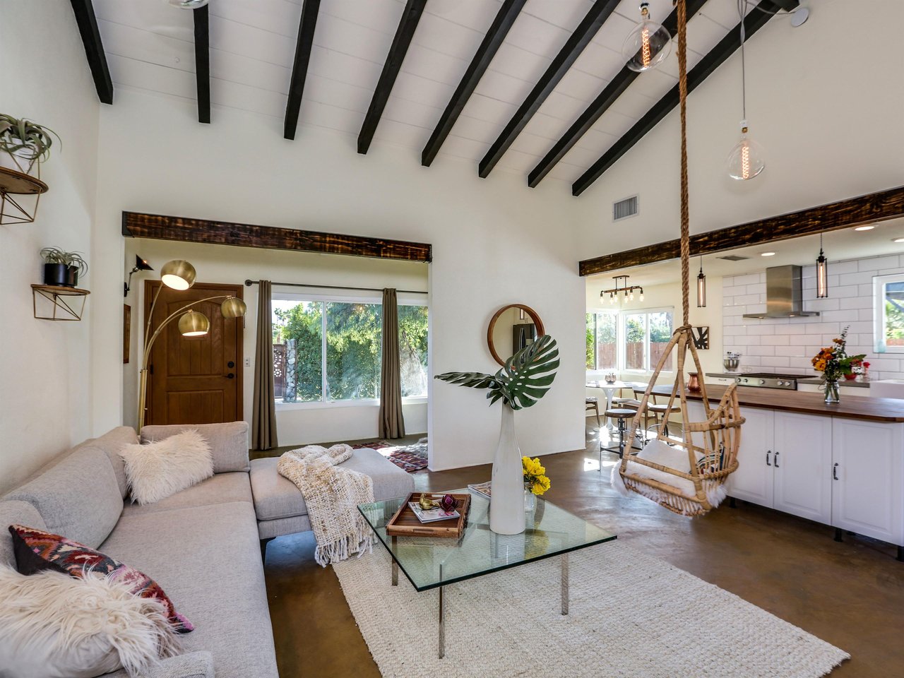 Get cozy on the big couch