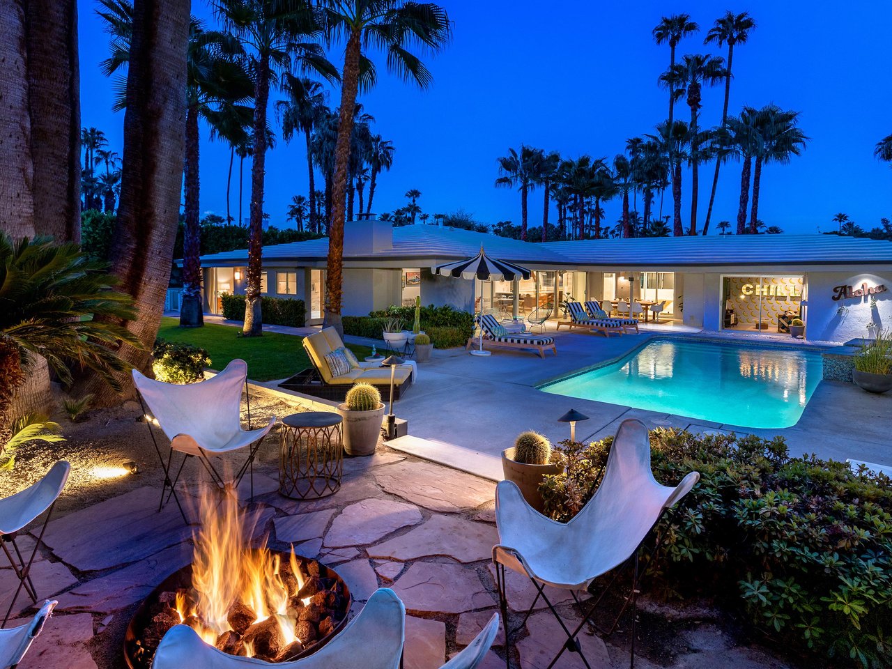 Relax by the firepit