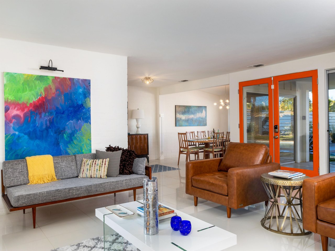 Ample seating in the living room