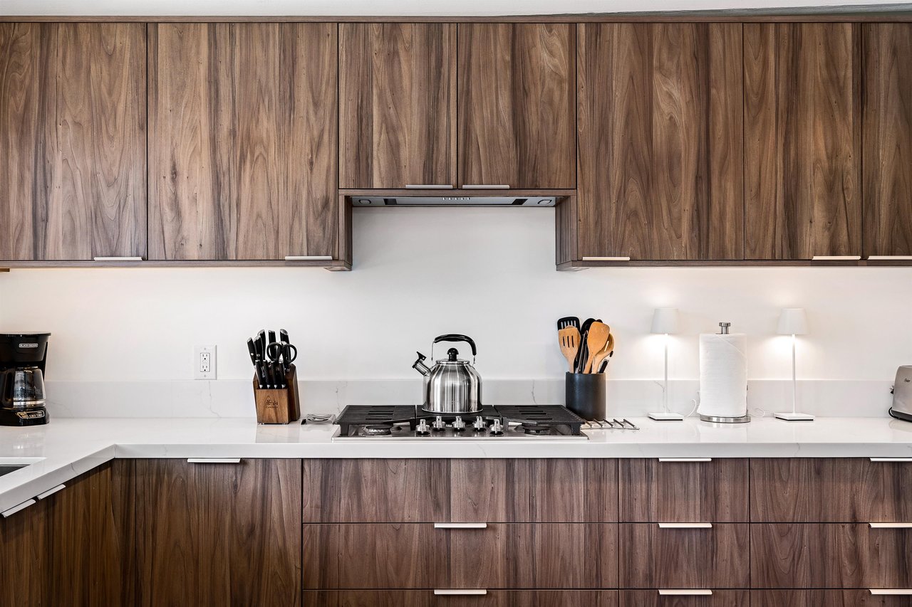 Wellstocked and spacious kitchen