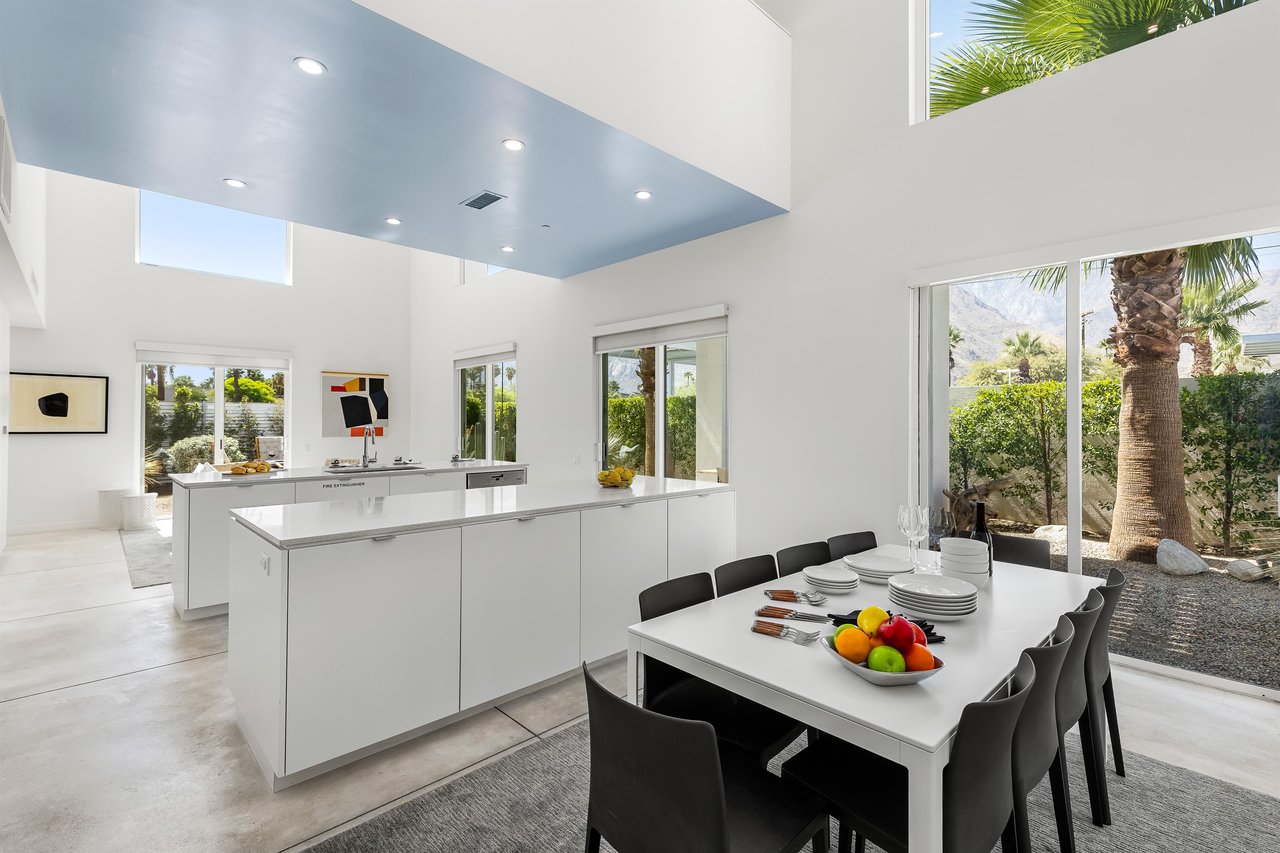 Sleek lines and tons of natural light