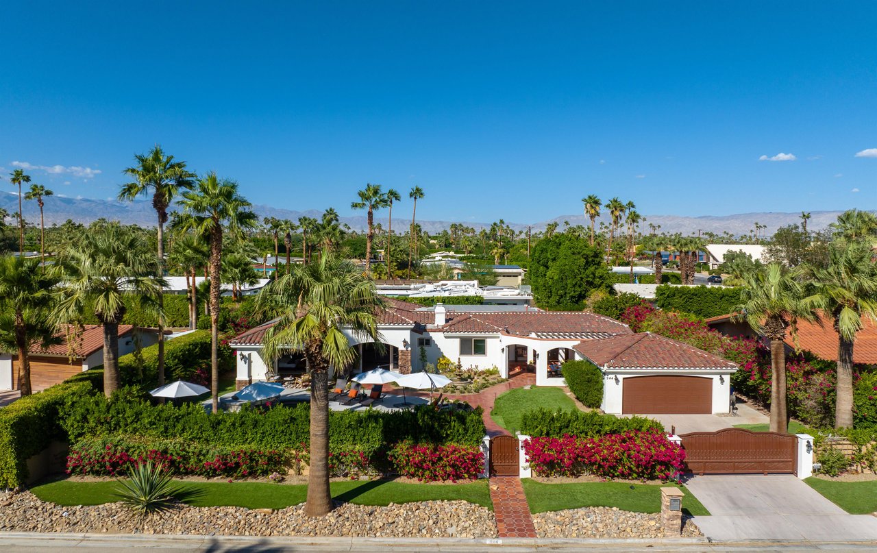 Aerial views of Mirador Desert Oasis