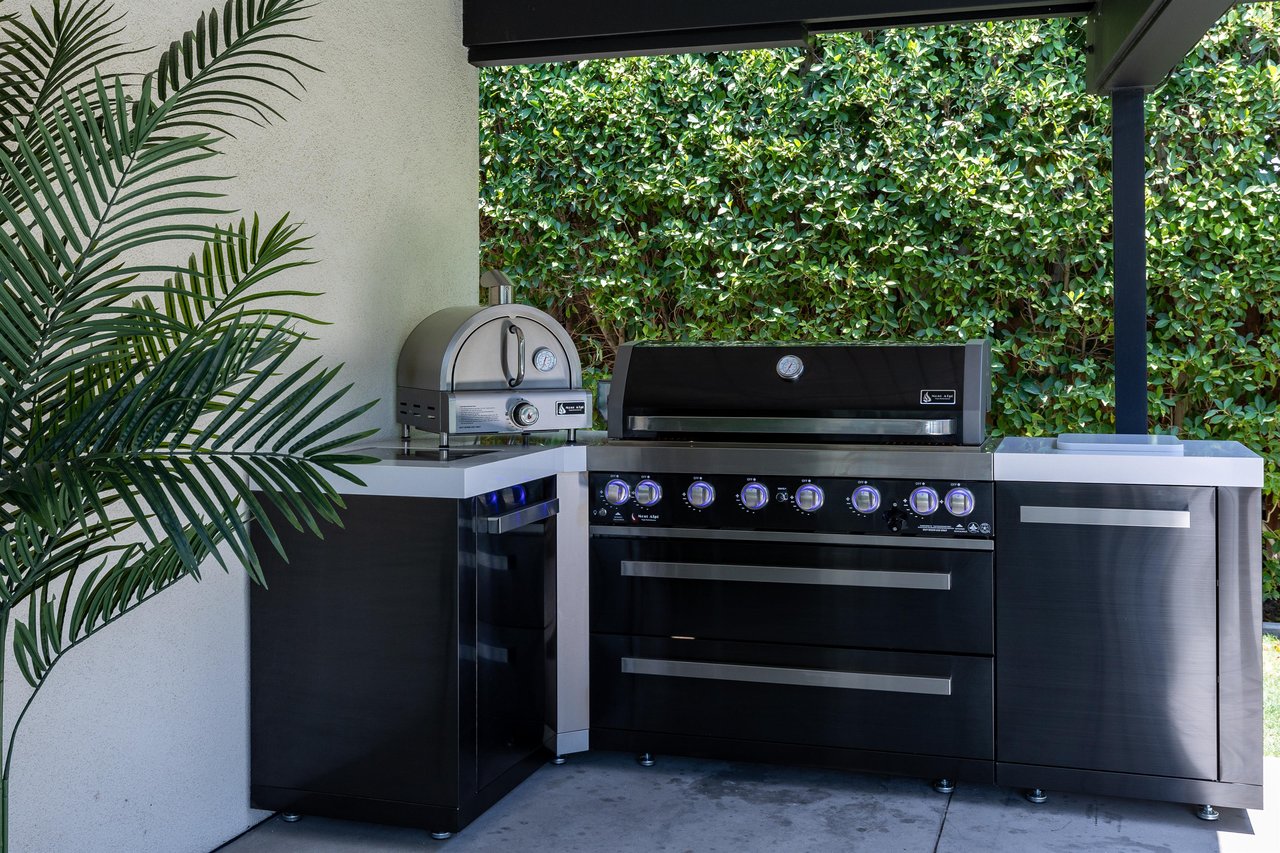 Upscale outdoor grill