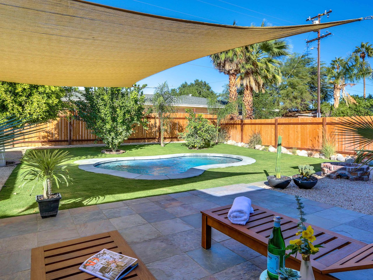 Plenty of outdoor spaces to relax