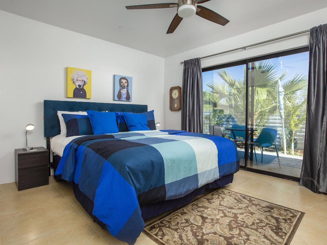 Luxurious and bright bedroom