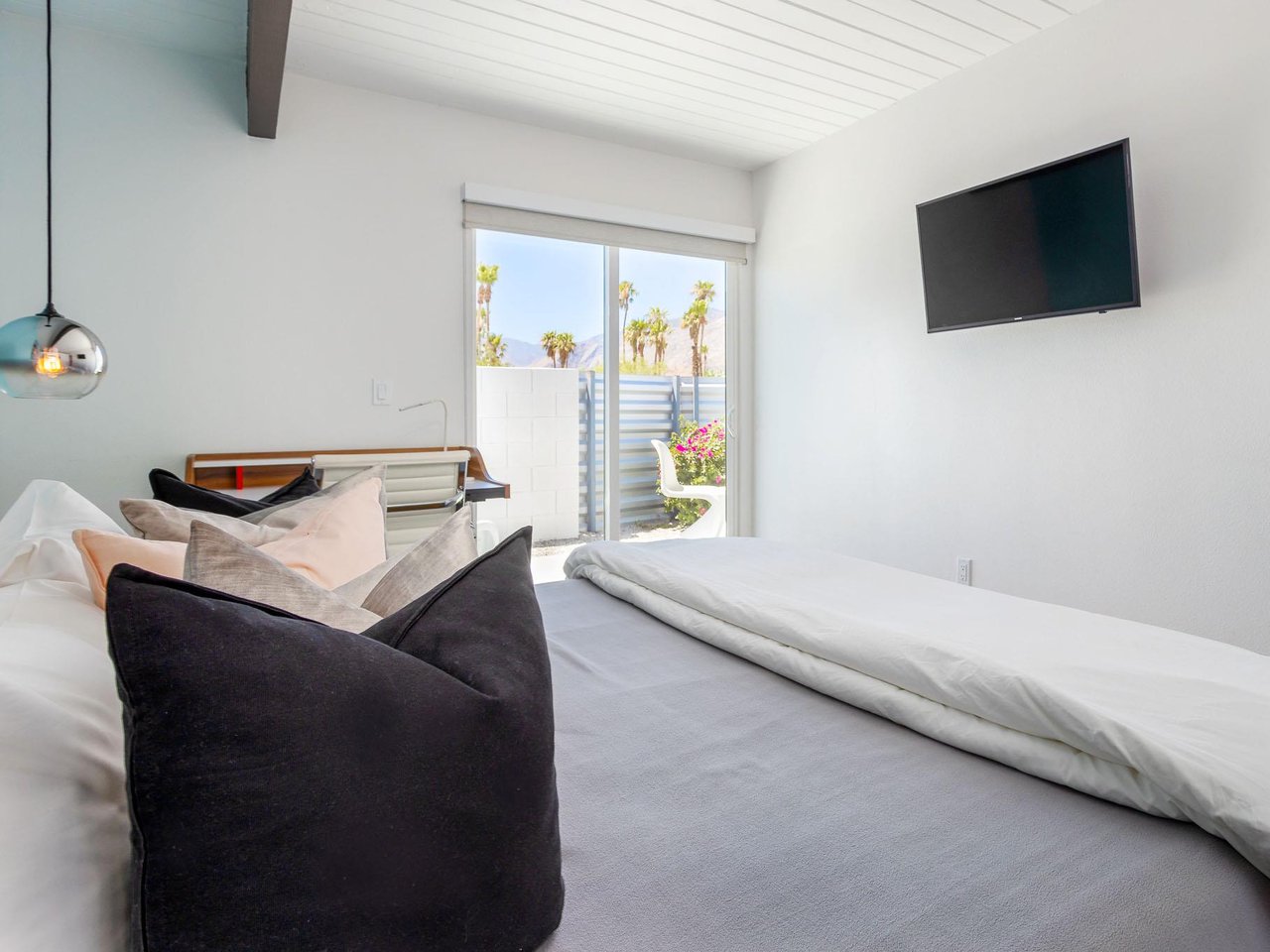 Flat screen TVs for relaxing movie nights