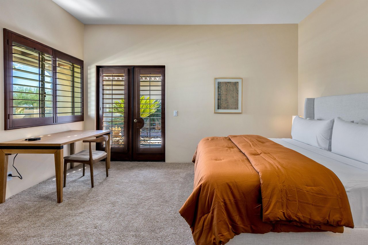 Spacious guest bedroom