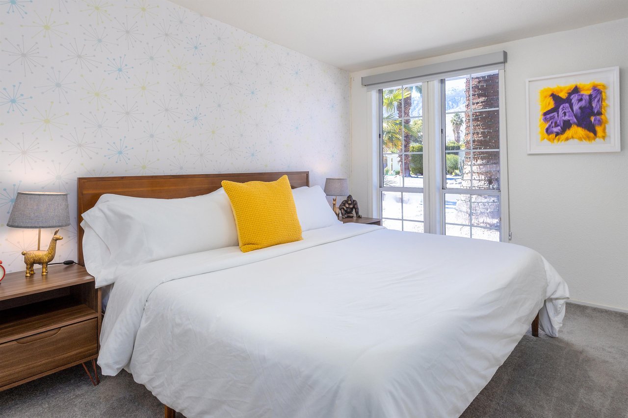 Fall asleep in the gorgeous bedroom