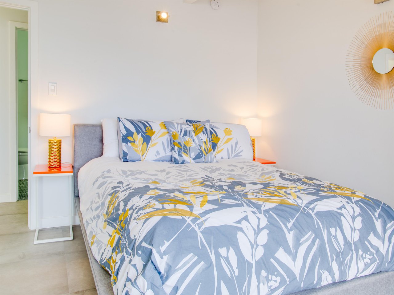 Comfortable guest bedroom