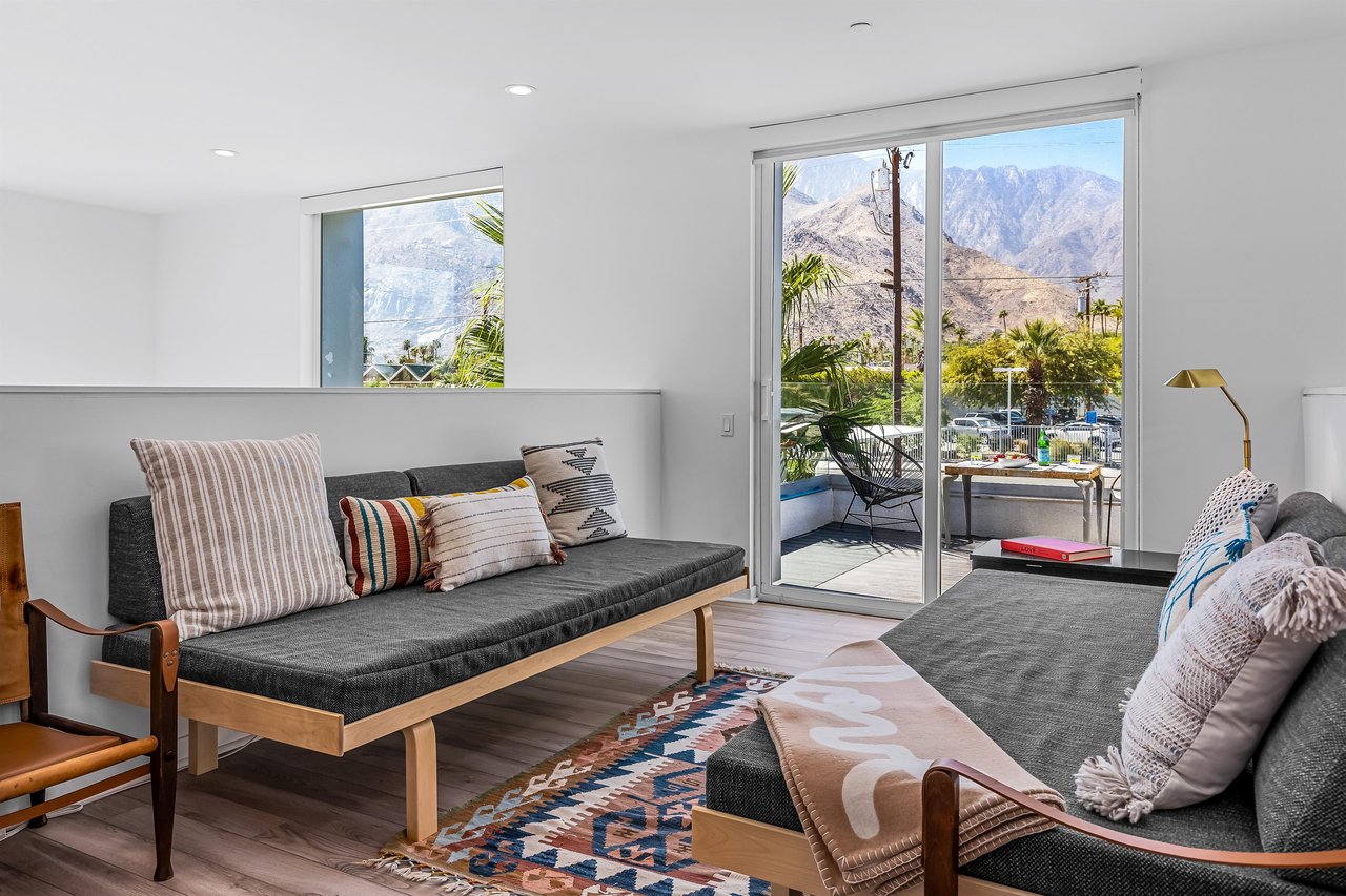 Stunning Palm Springs scenery from inside