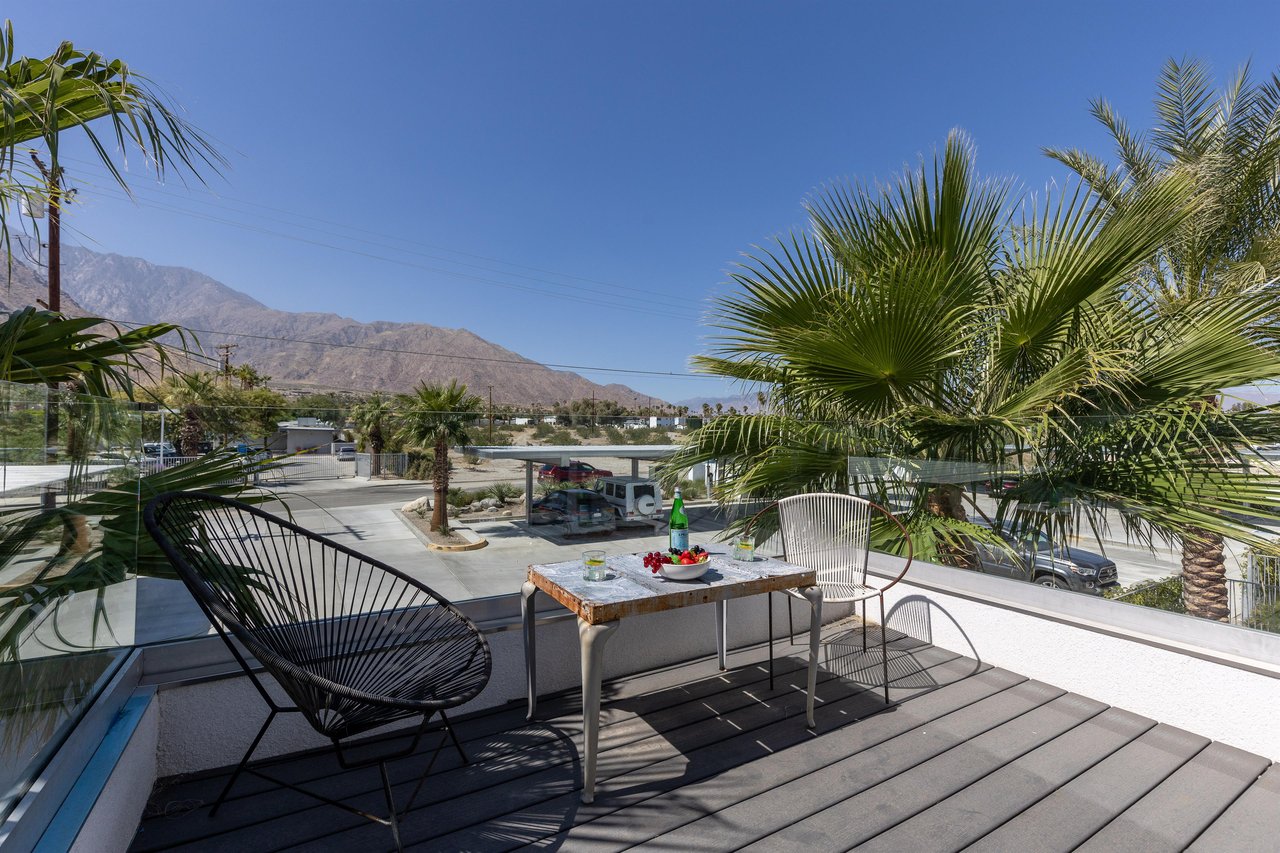 Enjoy your breakfast al fresco on this openair patio