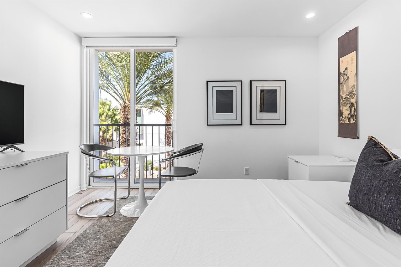 Coffee nook in the guest bedroom