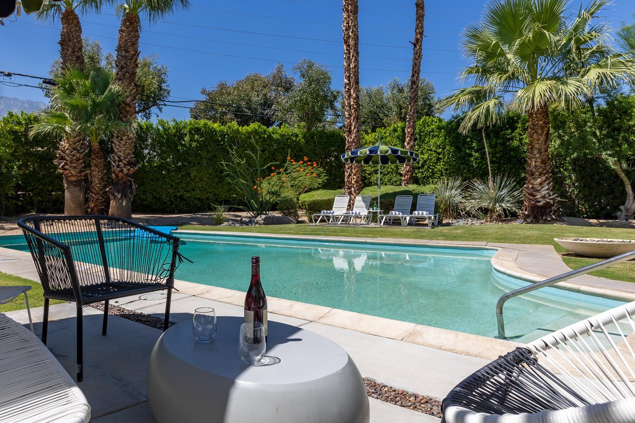 Outdoor seating area