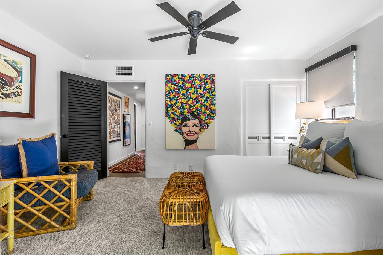 Restful guest bedroom