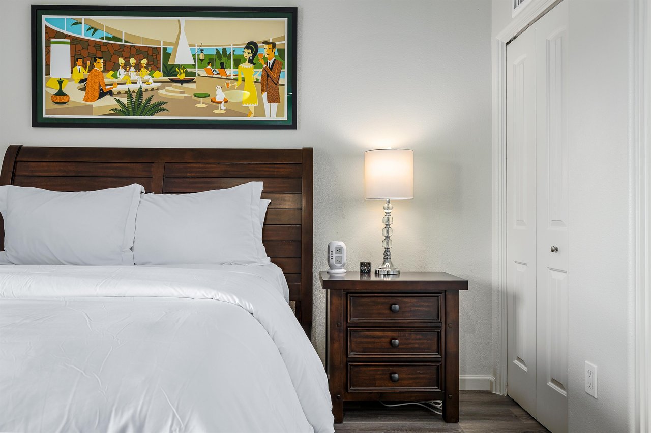 Restful guest bedroom