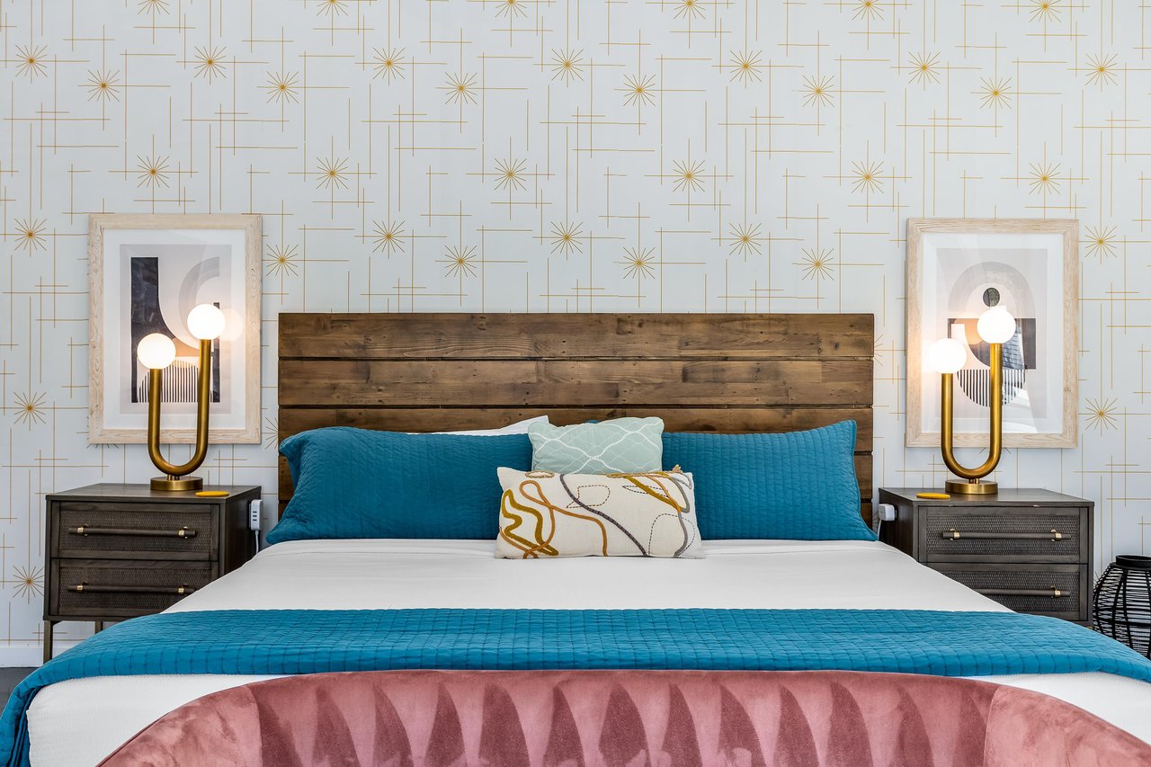 Restful guest bedroom