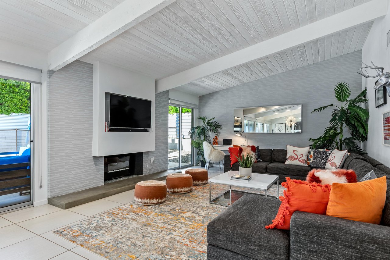 Hang out and relax in the luxurious living room