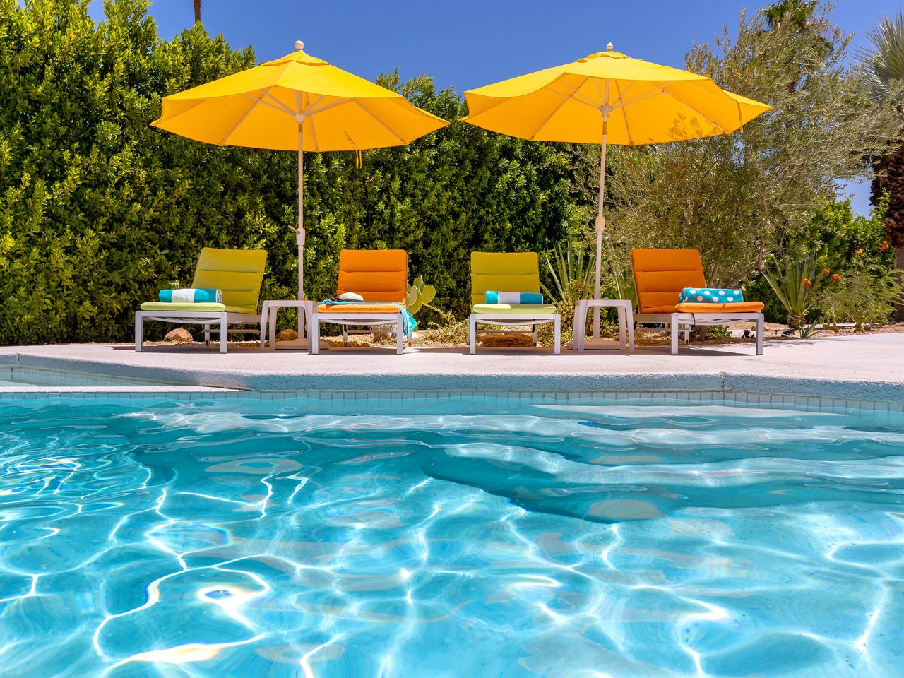 Time to relax and have a drink under the umbrella