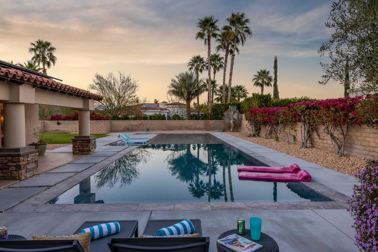 Go for a sunset swim