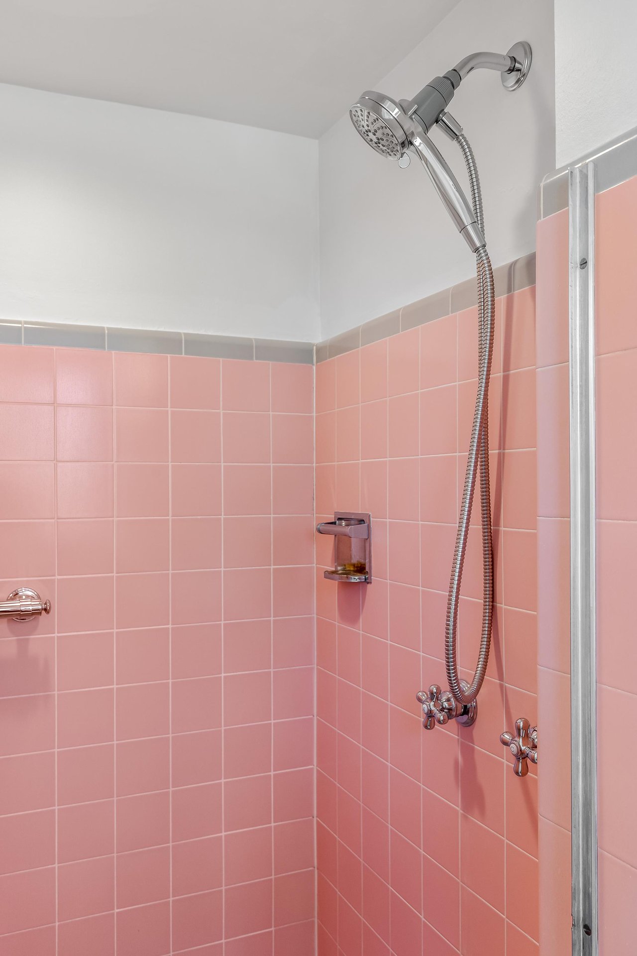 Pink guest shower