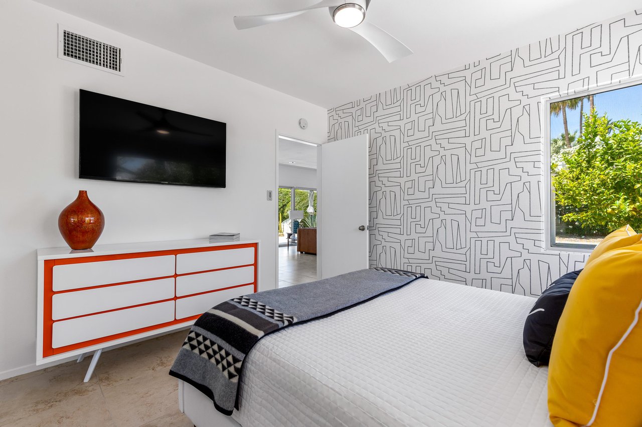 Comfortable guest bedroom