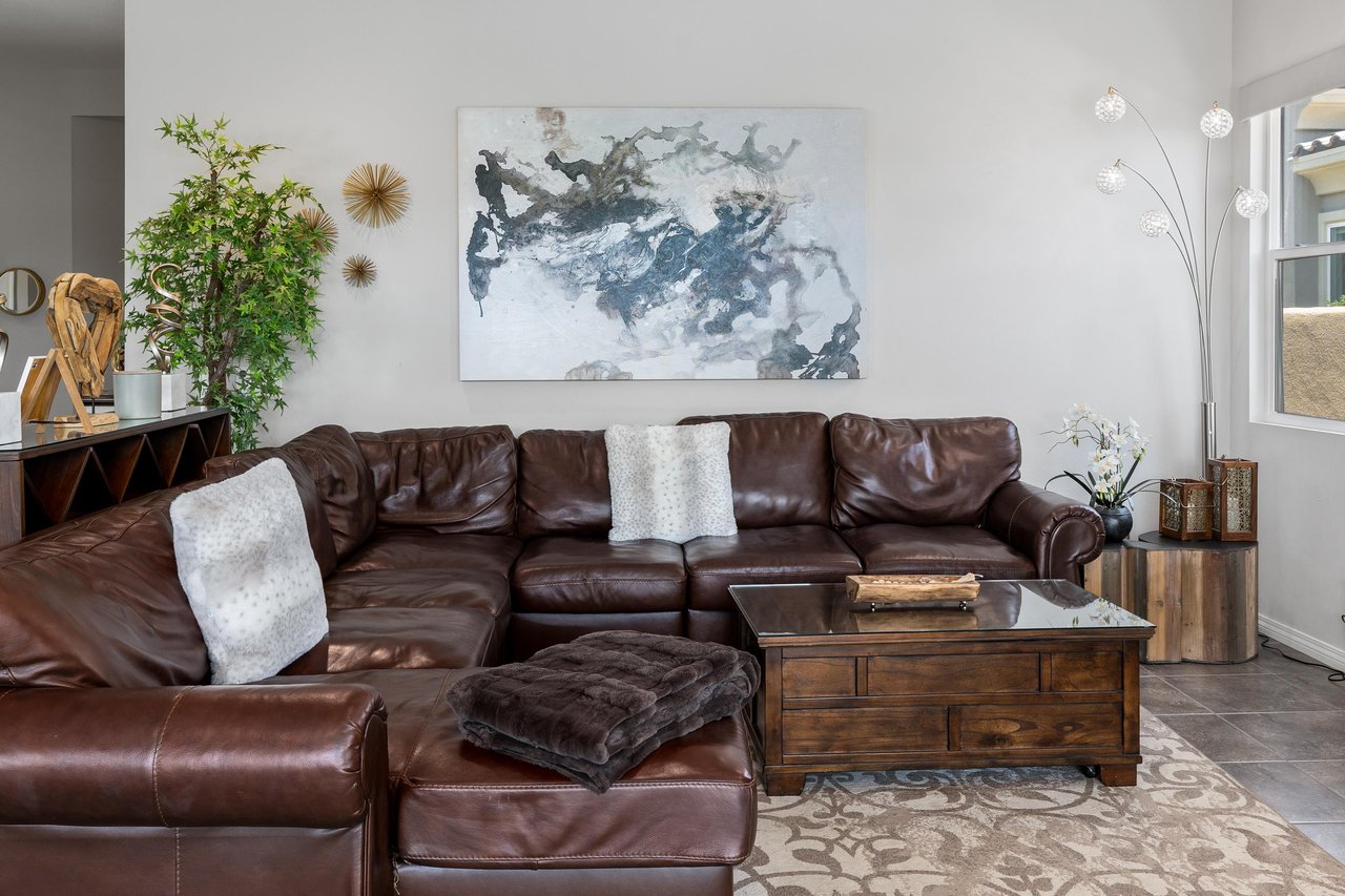 Take a nap on the luxurious couch